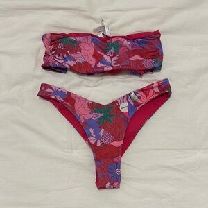 Reversible Bandeau Bikini Set